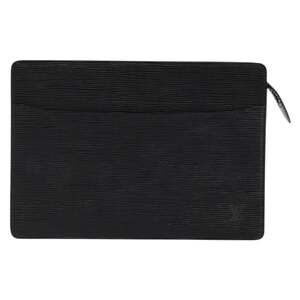 Louis Vuitton Epi Pochette Homme Clutch Bag Black Noir
